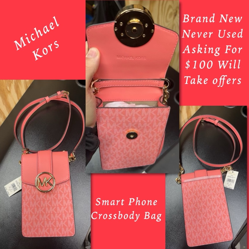 Michael Kors smartphone crossbody bag